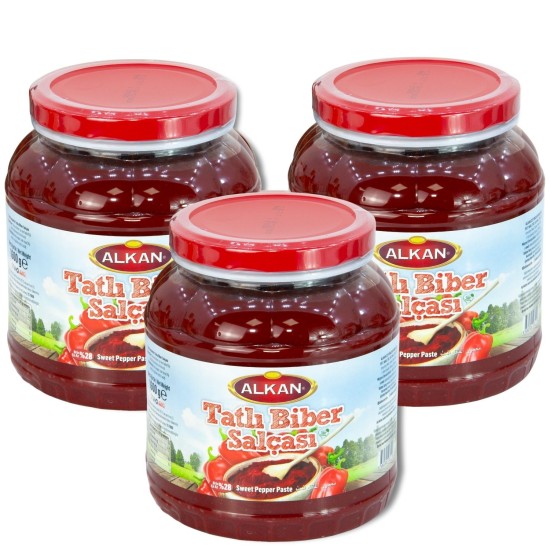 TATLI BİBER SALÇASI 1600GR X 3ADET