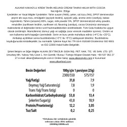 Alkan Kakaolu Krem Tahin Helva 350 gr