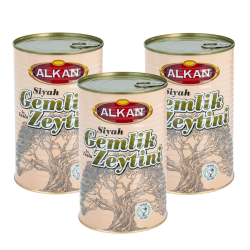 Alkan Salamura Zeytin(Düşük Tuz Oranı) 800gr x3 Adet Kampanya