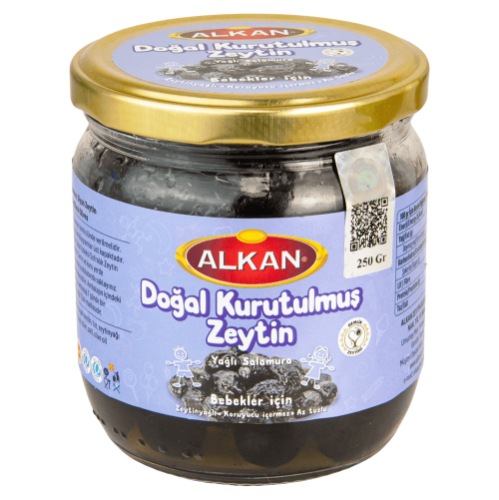 Alkan Zeytinyağlı Siyah Gemlik Bebek Zeytini