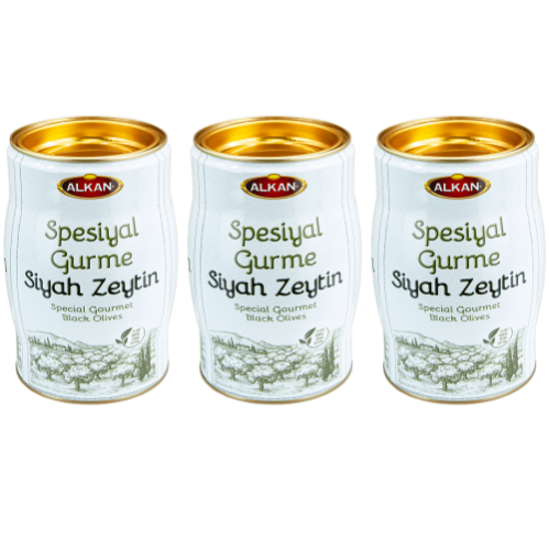 Alkan Gurme Siyah Gemlik Zeytini Kampanya 3kg
