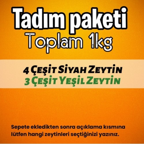 Tadım paket 7 parça 1 kg
