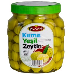Alkan Yeşil  İri Kırma Zeytin 900g