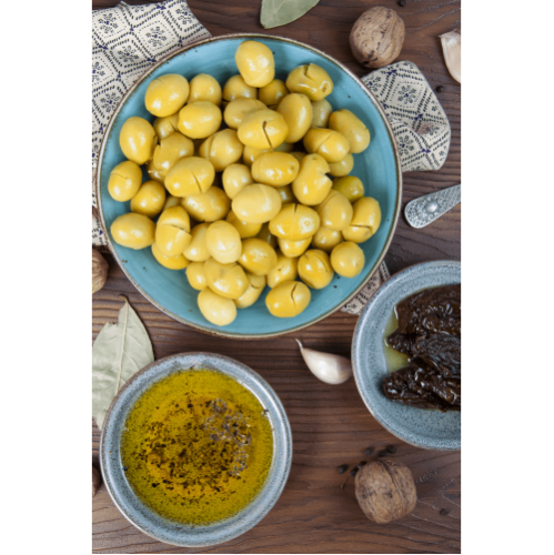 Alkan Yeşil  İri Kırma Zeytin